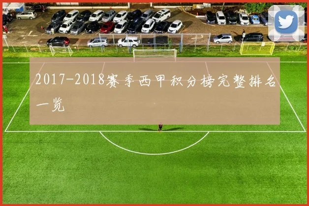 2017-2018赛季西甲积分榜完整排名一览