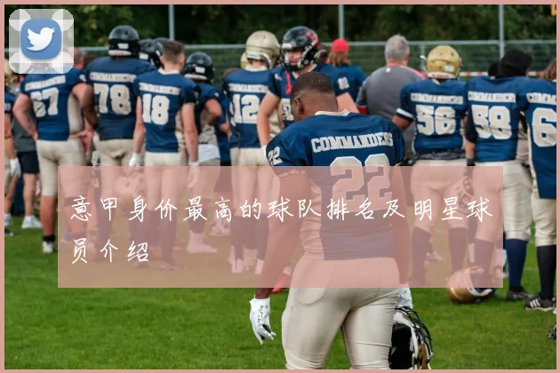 意甲身价最高的球队排名及明星球员介绍